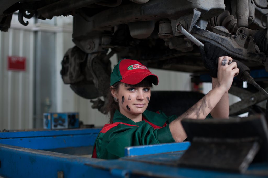 Woman mechanic